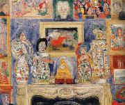 James Ensor Interior with Three Portraits oil painting